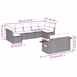 VidaXL 3252955 ensemble de meubles de jardin