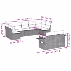 VidaXL 3252959 ensemble de meubles de jardin