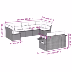 VidaXL 3252960 ensemble de meubles de jardin