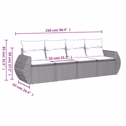 VidaXL 3253430 ensemble de meubles de jardin