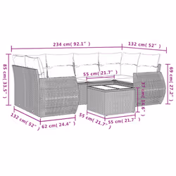 VidaXL 3253452 ensemble de meubles de jardin