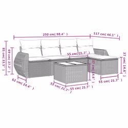 VidaXL 3253635 ensemble de meubles de jardin