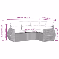 VidaXL 3253643 ensemble de meubles de jardin