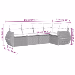 VidaXL 3253665 ensemble de meubles de jardin