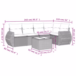 VidaXL 3253666 ensemble de meubles de jardin
