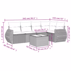 VidaXL 3253675 ensemble de meubles de jardin