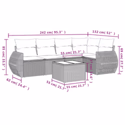 VidaXL 3253676 ensemble de meubles de jardin