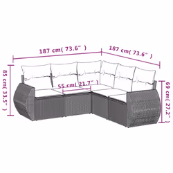 VidaXL 3253686 ensemble de meubles de jardin
