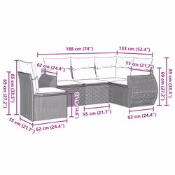VidaXL 3253709 ensemble de meubles de jardin