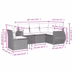 VidaXL 3253710 ensemble de meubles de jardin