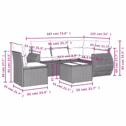 VidaXL 3253715 ensemble de meubles de jardin