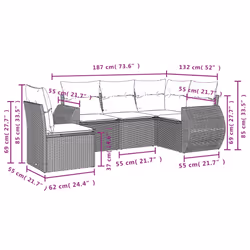 VidaXL 3253716 ensemble de meubles de jardin