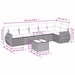 VidaXL 3253732 ensemble de meubles de jardin