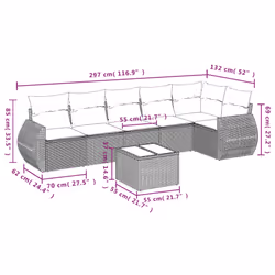 VidaXL 3253733 ensemble de meubles de jardin