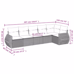 VidaXL 3253740 ensemble de meubles de jardin