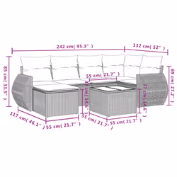 VidaXL 3253993 ensemble de meubles de jardin