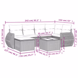 VidaXL 3253995 ensemble de meubles de jardin