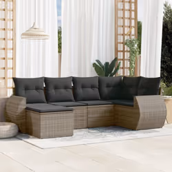 Cet ensemble de canapés de jardin est le complément parfait de votre arrière-cour, terrasse ou patio, offrant un espace confo ...