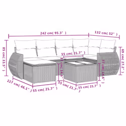 VidaXL 3254002 ensemble de meubles de jardin