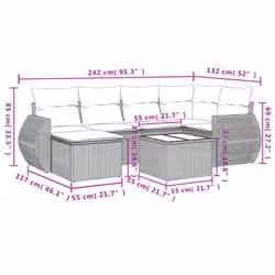 VidaXL 3254003 ensemble de meubles de jardin