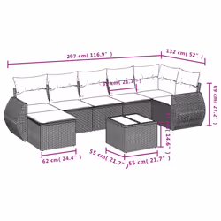 VidaXL 3254022 ensemble de meubles de jardin