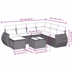 VidaXL 3254047 ensemble de meubles de jardin