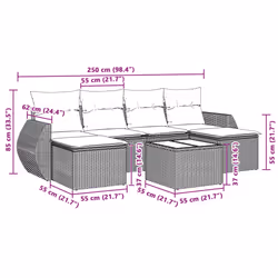 VidaXL 3254059 ensemble de meubles de jardin