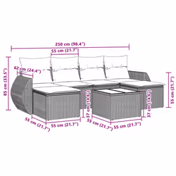 VidaXL 3254069 ensemble de meubles de jardin