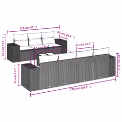 VidaXL 3254662 ensemble de meubles de jardin