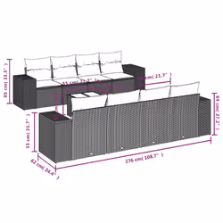 VidaXL 3254683 ensemble de meubles de jardin