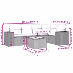 VidaXL 3254876 ensemble de meubles de jardin