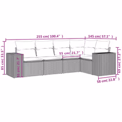 VidaXL 3254880 ensemble de meubles de jardin