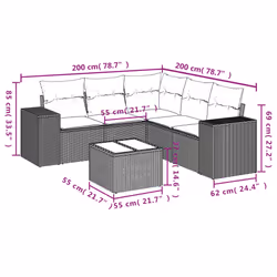 VidaXL 3254899 ensemble de meubles de jardin