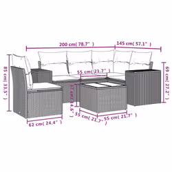 VidaXL 3254915 ensemble de meubles de jardin