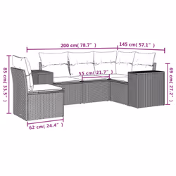 VidaXL 3254916 ensemble de meubles de jardin