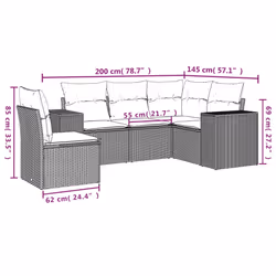 VidaXL 3254917 ensemble de meubles de jardin