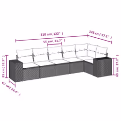 VidaXL 3254930 ensemble de meubles de jardin
