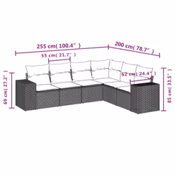 VidaXL 3254947 ensemble de meubles de jardin