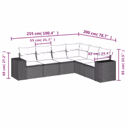 VidaXL 3254957 ensemble de meubles de jardin