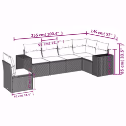VidaXL 3254967 ensemble de meubles de jardin