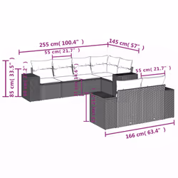 VidaXL 3255143 ensemble de meubles de jardin