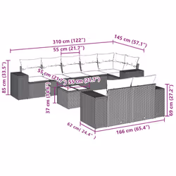 VidaXL 3255169 ensemble de meubles de jardin