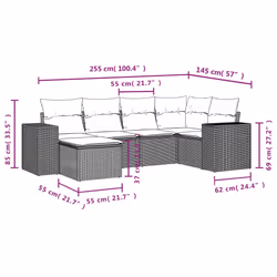 VidaXL 3255197 ensemble de meubles de jardin