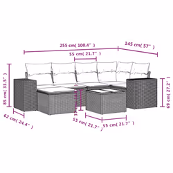 VidaXL 3255200 ensemble de meubles de jardin