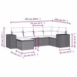 VidaXL 3255203 ensemble de meubles de jardin