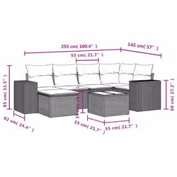 VidaXL 3255206 ensemble de meubles de jardin