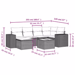 VidaXL 3255210 ensemble de meubles de jardin