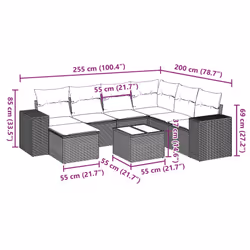 VidaXL 3255237 ensemble de meubles de jardin