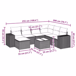 VidaXL 3255247 ensemble de meubles de jardin