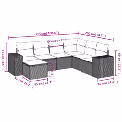 VidaXL 3255250 ensemble de meubles de jardin